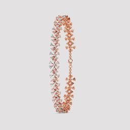 Floral Cluster Diamond Bracelet