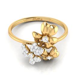 Floral Cluster Ring