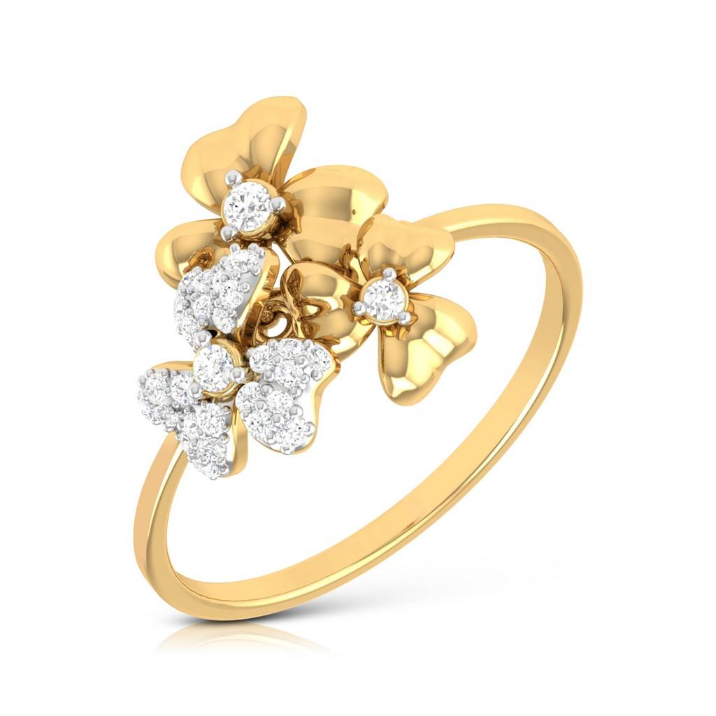 Floral Cluster Ring