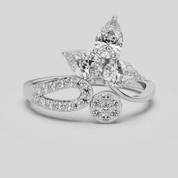 Floral Marquise Cluster