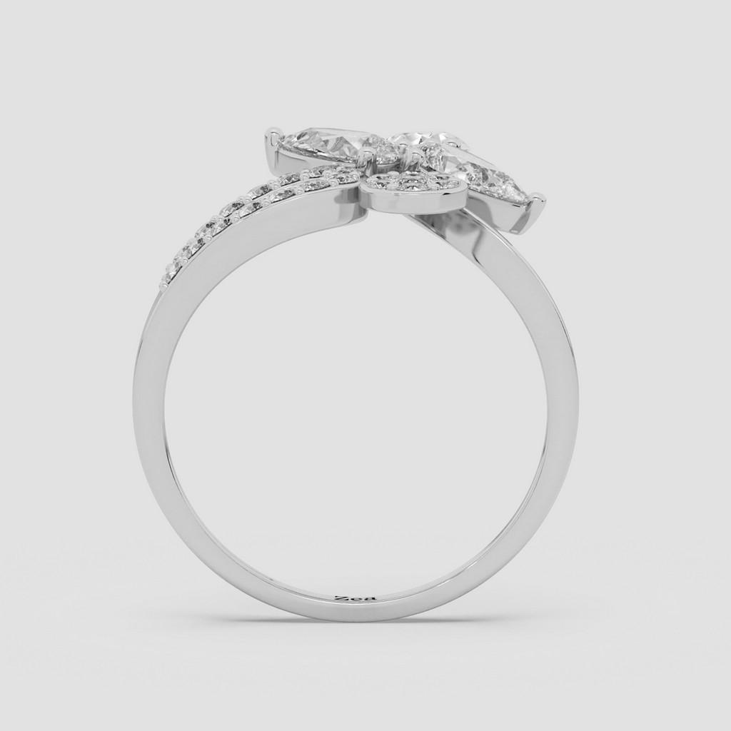 Floral Marquise Cluster