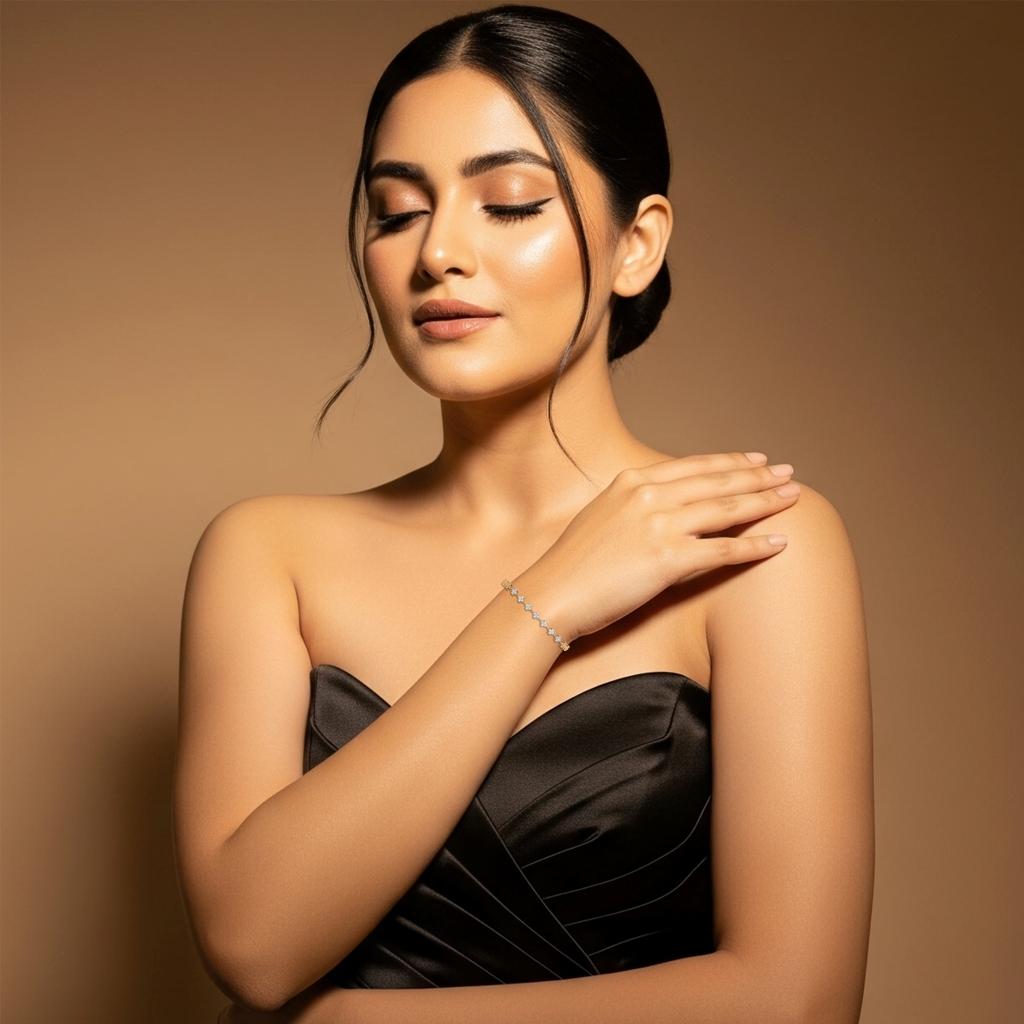 Florette Floral Diamond Bracelet