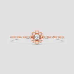Florette Princess Diamond Floral Bracelet