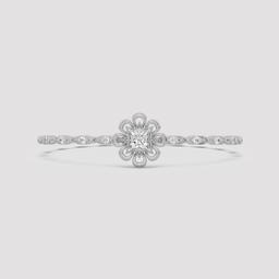 Florette Princess Diamond Floral Bracelet