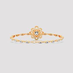Florette Princess Diamond Floral Bracelet