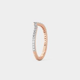 Graceful Curve Band Ring