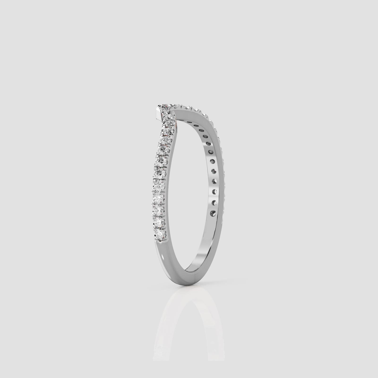 Graceful Curve Band Ring