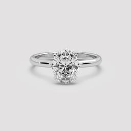 Graceful Oval Solitaire