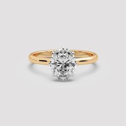 Graceful Oval Solitaire
