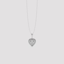 Heart Halo Charm Pendant