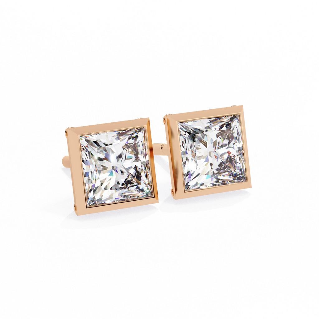 Imperial Princess Bezel Earring