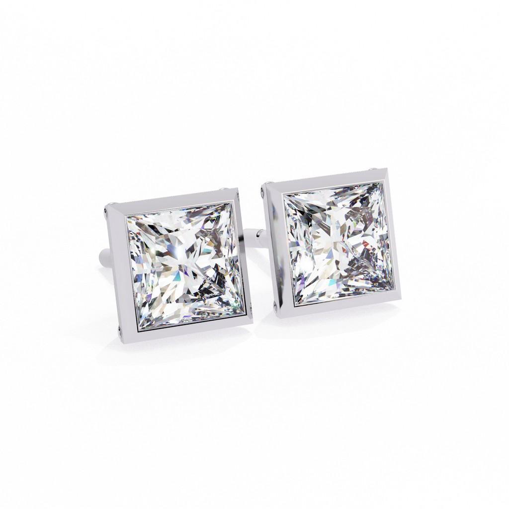 Imperial Princess Bezel Earring