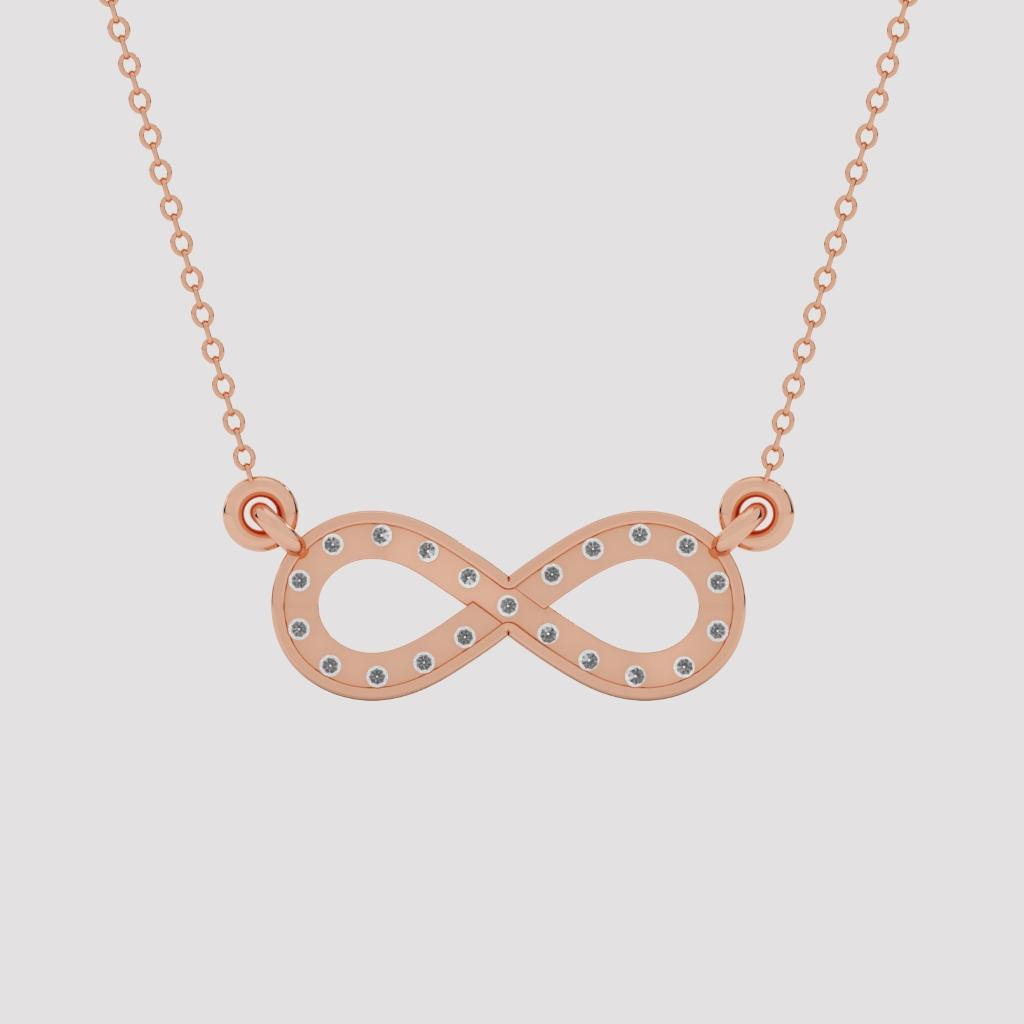Infinity Diamond Pendant