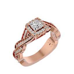 Infinity Halo Princess Ring