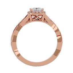 Infinity Halo Princess Ring