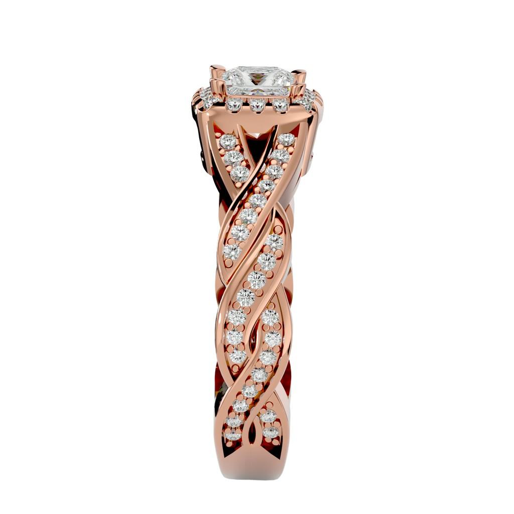 Infinity Halo Princess Ring