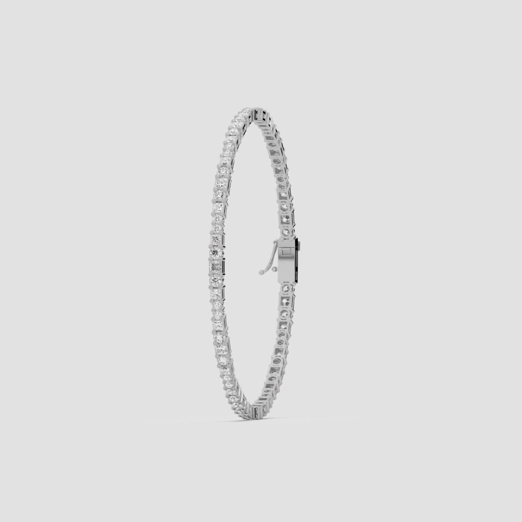 Invictus Princess Diamond Tennis Bracelet