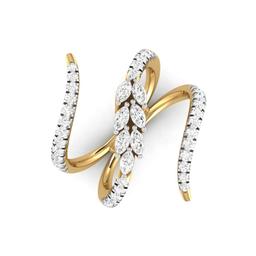 Lahari Spiral Ring