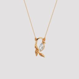 Leafed Marquise Pendant