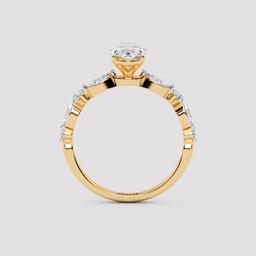 Leafy Oval Solitaire