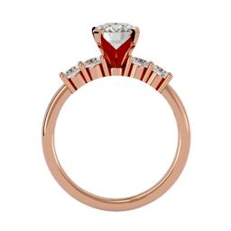 Luminous Cascade Ring