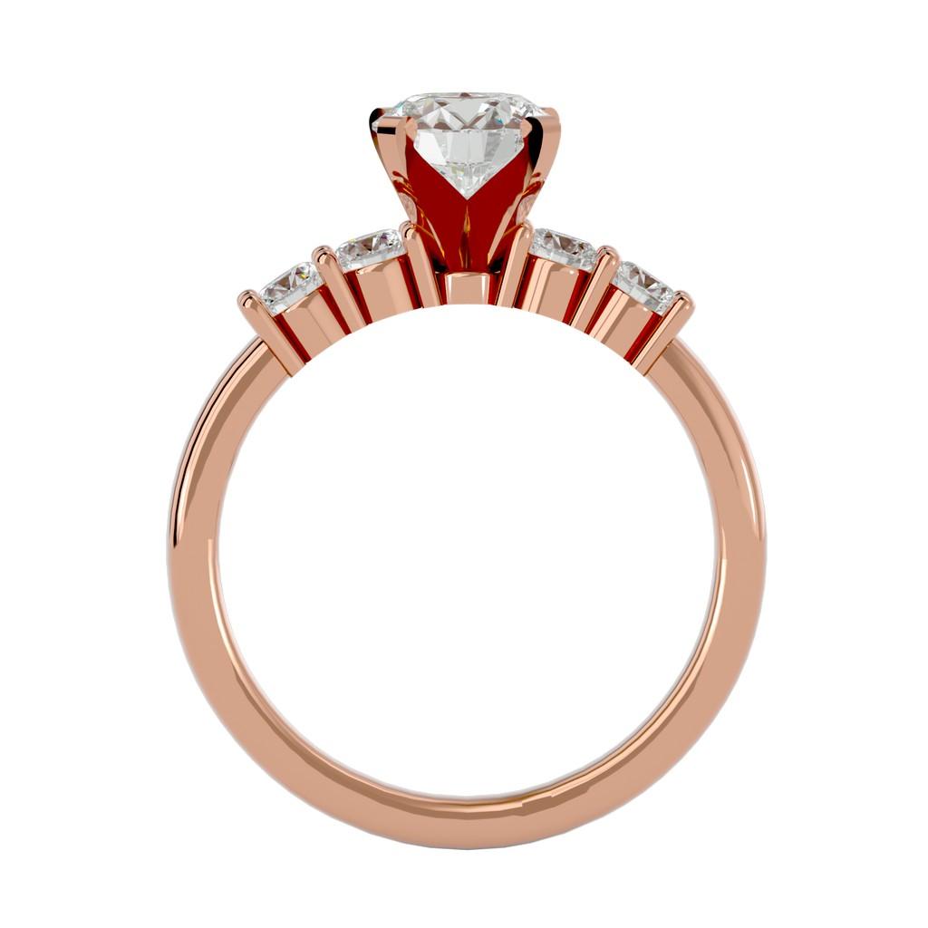 Luminous Cascade Ring
