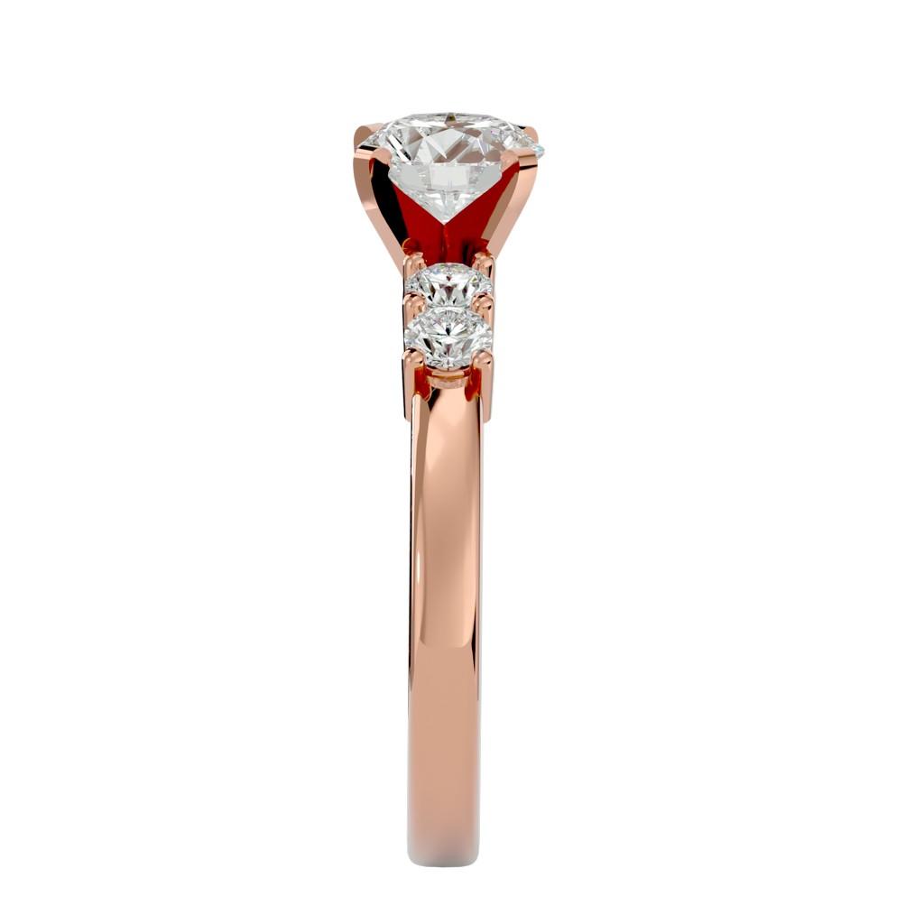 Luminous Cascade Ring