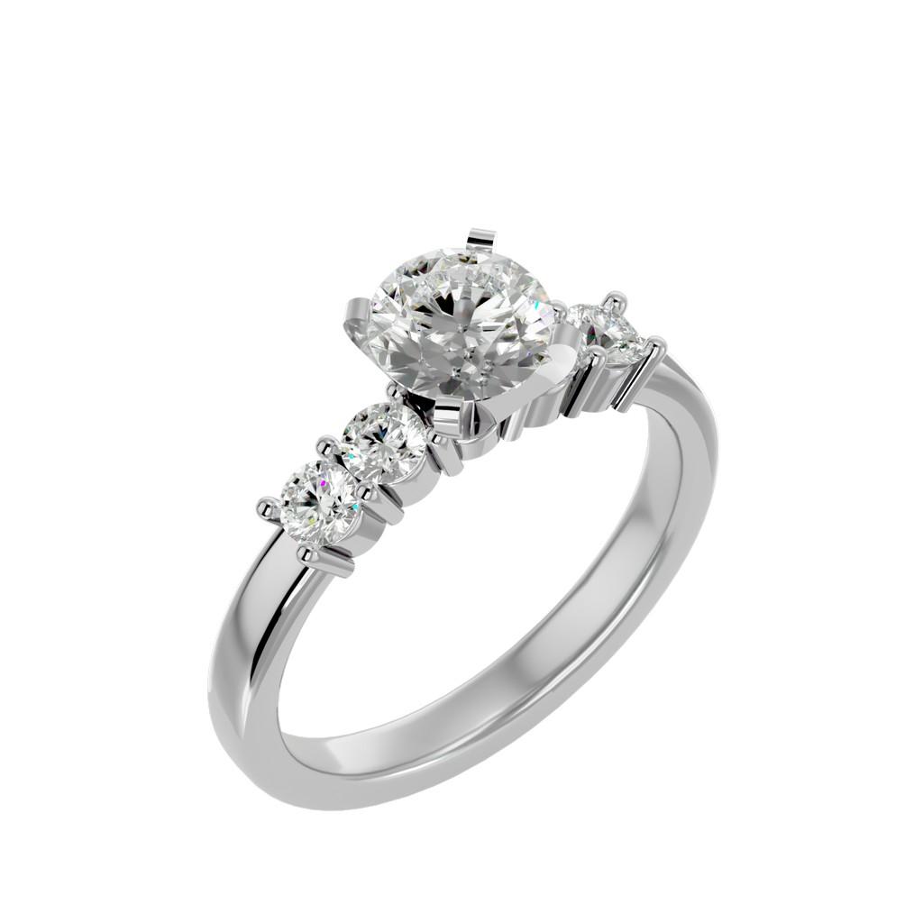 Luminous Cascade Ring