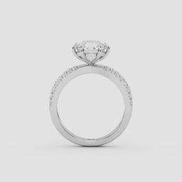 Luminous Split Solitaire Ring