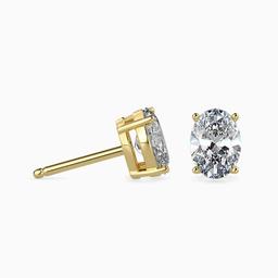 Majeste Oval Studs
