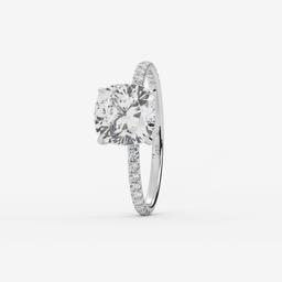 Majestic Cushion Solitaire
