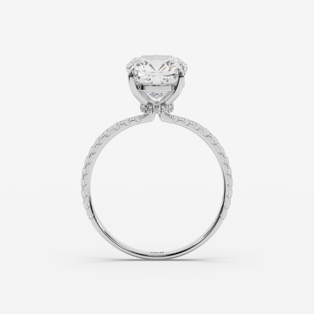 Majestic Cushion Solitaire