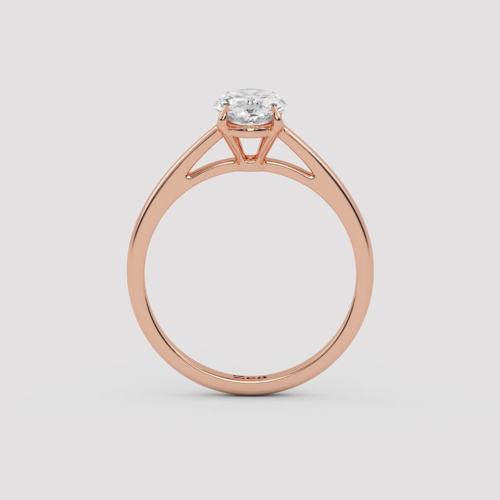 Majestic Oval Solitaire