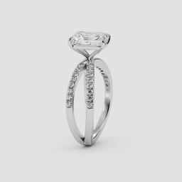 Majestic Radiant Solitaire Ring