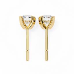 Majestic Round Prong Earring