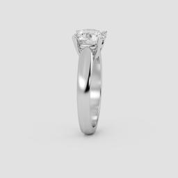 Majestic Round Solitaire Ring
