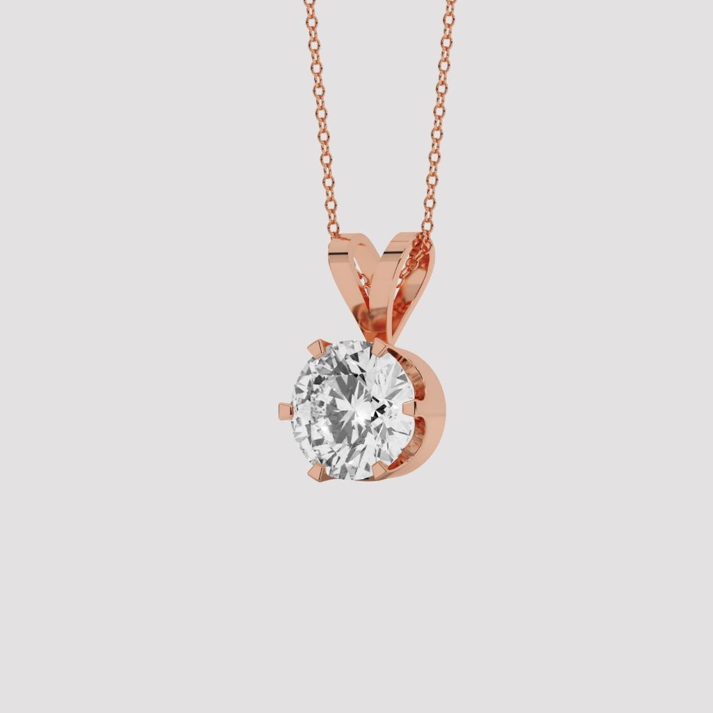 Majestic Solitaire Pendant