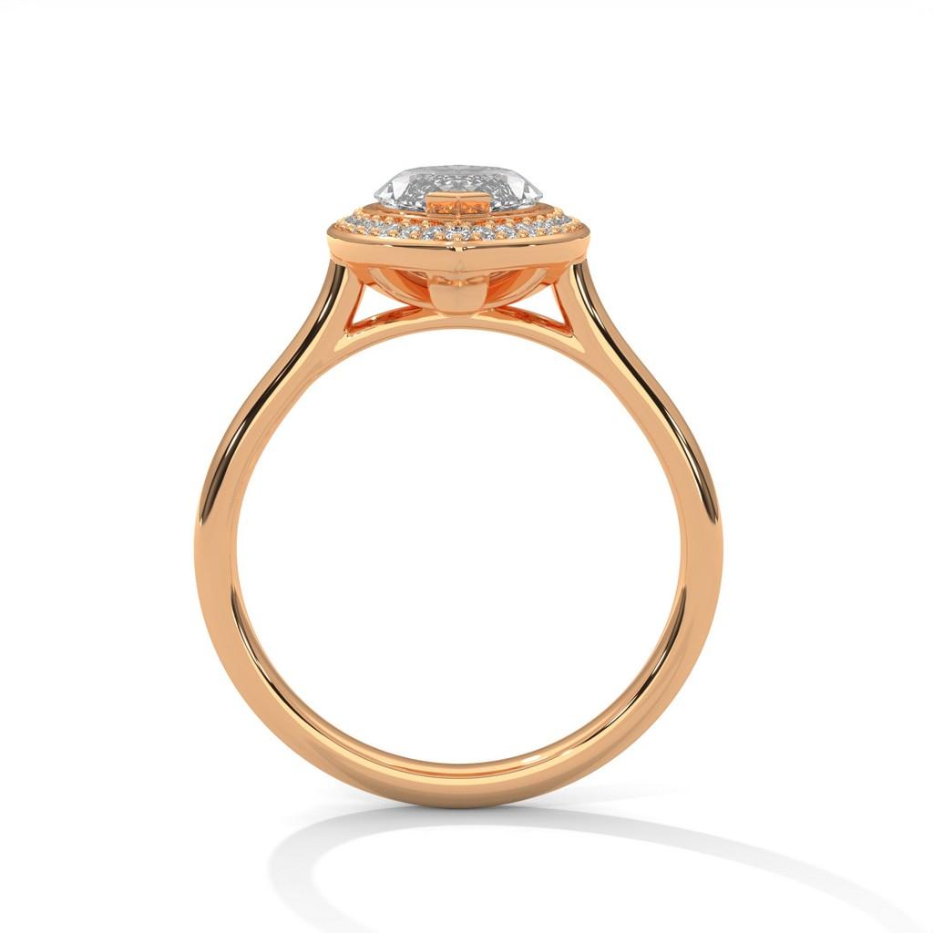Marquise Halo Ring