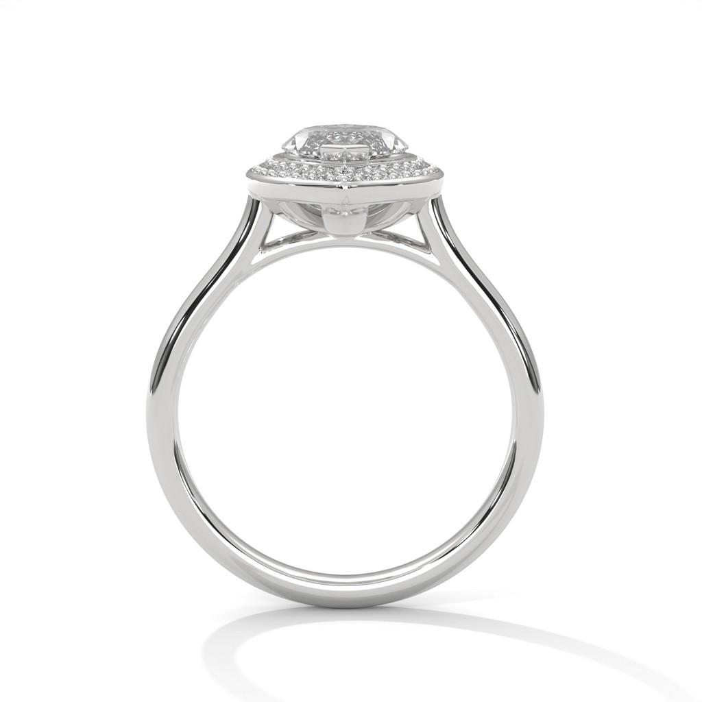 Marquise Halo Ring