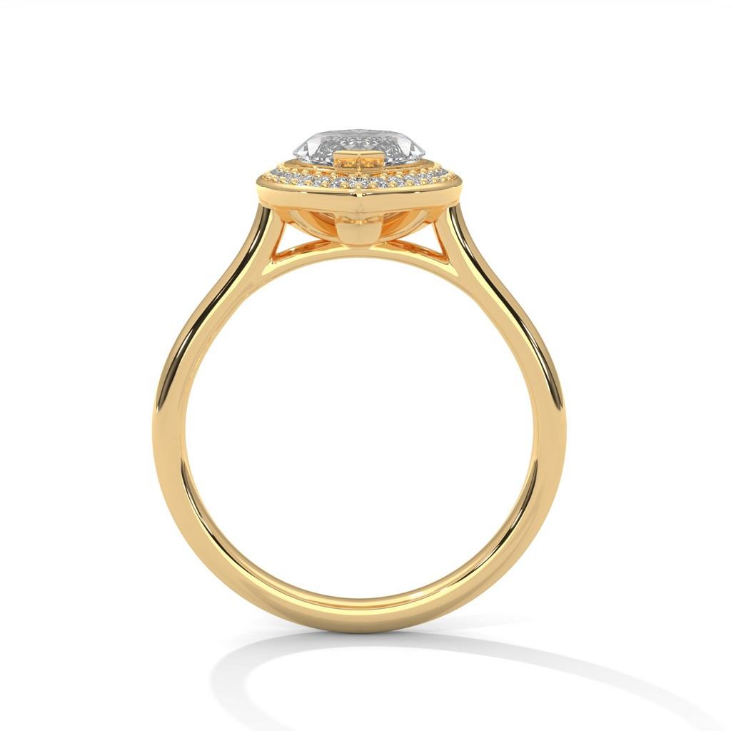 Marquise Halo Ring