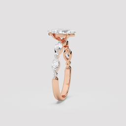 Marquise Leaf Ring