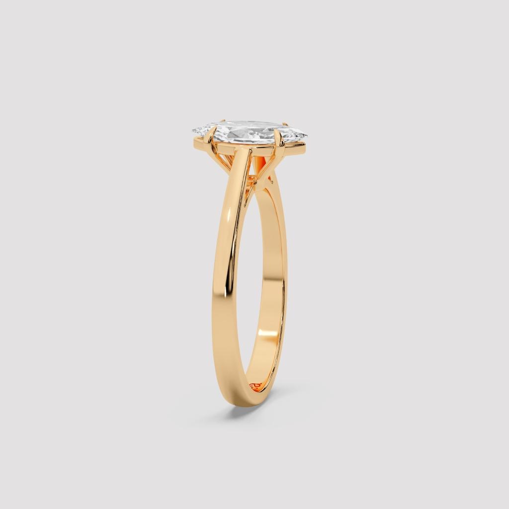Marquise Solitaire Ring
