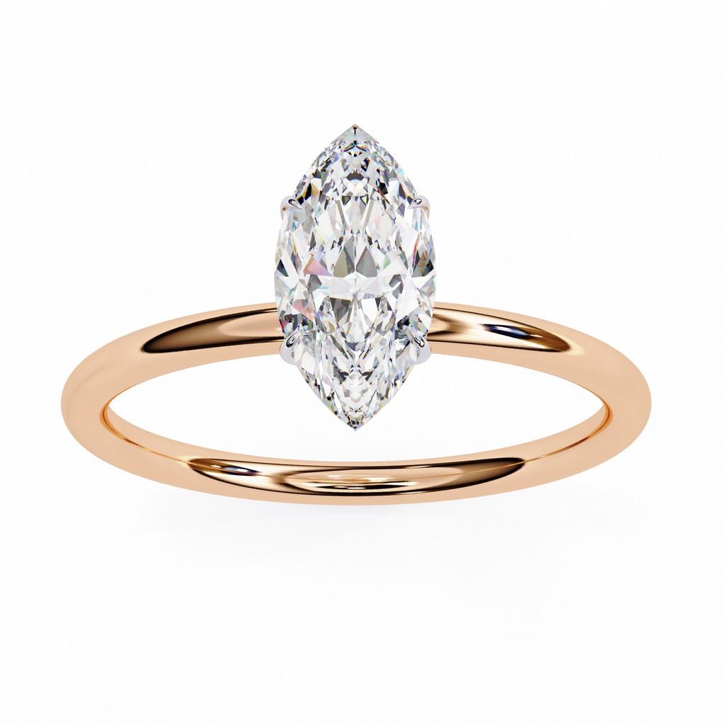 Marquisea Solitaire Ring