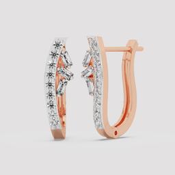 Mixed Shape Diamond Hoops