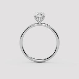 Oval Solitaire Ring