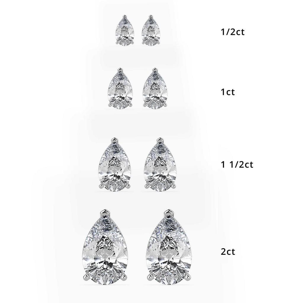 Pear Radiance Studs