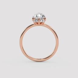 Pear Three-Stone Ring