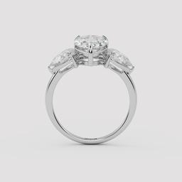 Pear Trilogy Ring
