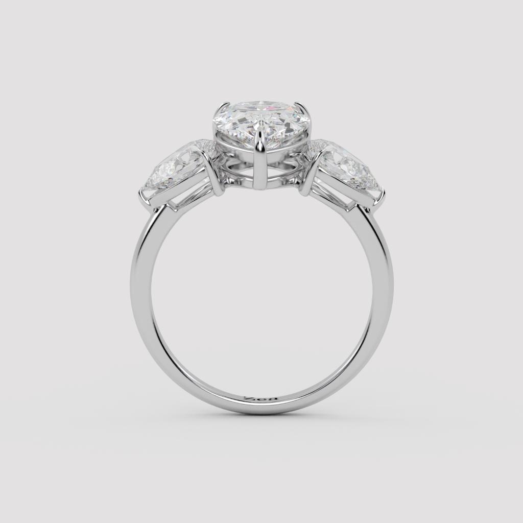Pear Trilogy Ring