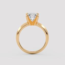 Princess Solitaire Ring
